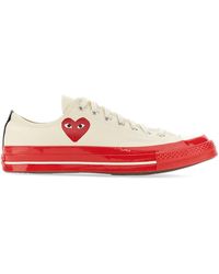 COMME DES GARÇONS PLAY - Heart Print Sneaker - Lyst