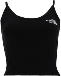 The North Face - Logo Scoop Neck Top - Lyst