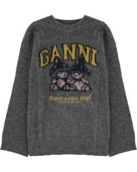 Ganni - Maglia "Teddy Mushroom" - Lyst