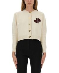 Patou - Logo Crew Neck Sweater - Lyst
