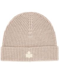 Isabel Marant - Wool Hat With Logo Patch - Lyst