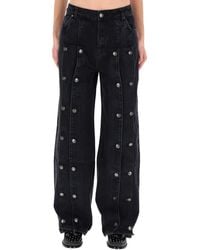 ROTATE BIRGER CHRISTENSEN - Wide-Leg Jeans - Lyst