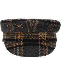 Ruslan Baginskiy - Cappello Baker Boy Con Motivo Check - Lyst