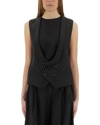 Moschino - Virgin Wool Vest - Lyst