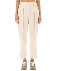 Brunello Cucinelli - Regular Fit Trousers For - Lyst