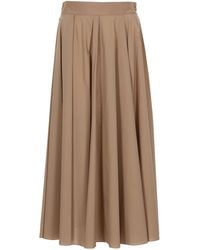 Fay - Cotton Midi Skirt - Lyst