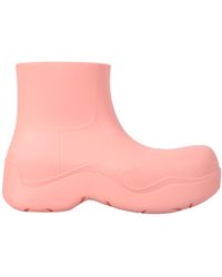 Bottega Veneta Puddle Biodegradable-rubber Ankle Boots - Pink