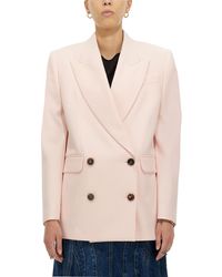 McQueen - Double Breasted Blazer - Lyst