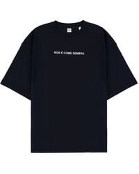 Aspesi - Graphic Crew Neck T-Shirt - Lyst