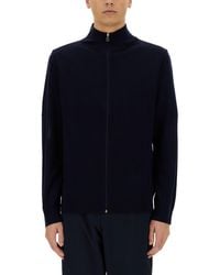 Paul Smith - Zippered Cardigan - Lyst