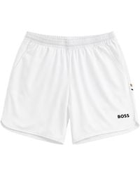 BOSS - Shorts Con Logo - Lyst