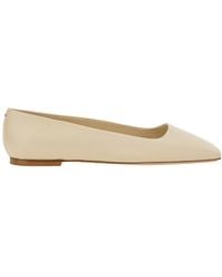 Aeyde - Dancer "Crazy" Pointed Toe Leather Flats - Lyst
