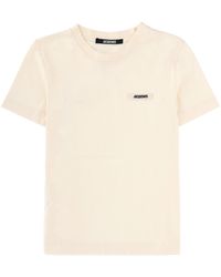 Jacquemus - Grosgrain Short Sleeve T-Shirt - Lyst