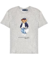 Polo Ralph Lauren - "Polo Bear" T-Shirt With Logo - Lyst
