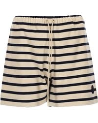 Moncler - Shorts A Righe - Lyst