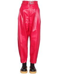 Bottega Veneta - Leather Pants - Lyst