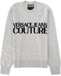 Versace Jeans Couture - Maglia Con Logo - Lyst