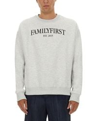 FAMILY FIRST - Sweatshirt With Logo - Lyst