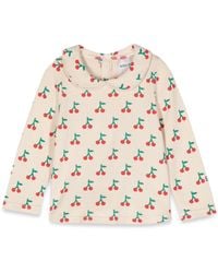Bobo Choses - Baby Cherry All Over Collar T-Shirt - Lyst