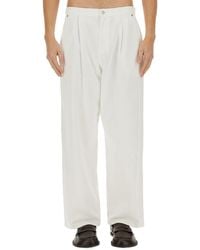 Moschino - Regular Fit Cotton Denim Jeans - Lyst