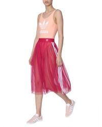 adidas tulle skirt pink