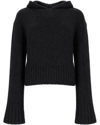 Rick Owens - Maglia Cropped Con Cappuccio - Lyst