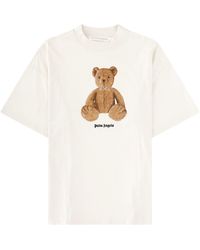 Palm Angels - T-Shirt Bear Cotton T-Shirts - Lyst