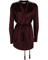 Tory Burch - Satin Blouse - Lyst