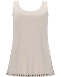 Max Mara - Sleeveless Cotton Top - Lyst