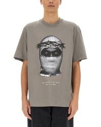 ih nom uh nit - Crown Mask Print T-Shirt - Lyst