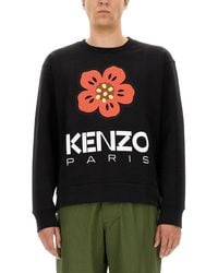 KENZO - Flower Boke Sweatshirt - Lyst