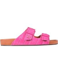 L'Autre Chose - Sandals With Coconut Print Leather - Lyst