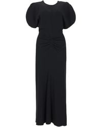 Victoria Beckham - Abito Midi "Bela" - Lyst