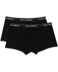 Dolce & Gabbana - Bi-Pack Boxer Regular Cotone Stretch - Lyst