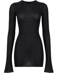 Rick Owens - T-Shirt A Manica Lunga - Lyst