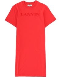 Lanvin - Vestito Maniche Corte - Lyst