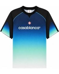 CASABLANCA - T-Shirt Football Con Logo - Lyst