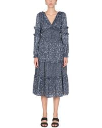 Michael Kors - Dress With Floral Print - Lyst