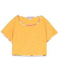 PUCCI - Cropped T-Shirt - Lyst