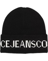Versace Jeans Couture - Wool And Acrylic Beanie - Lyst