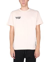 DISCLAIMER - Cotton Jersey T-shirt With Screen Print - Lyst