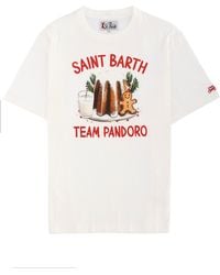 MC2 Saint Barth - Graphic Crew Neck T-Shirt - Lyst