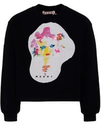 Marni - Sweatshirt With Logo - Lyst