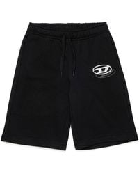 DIESEL - Short With Logo - Lyst