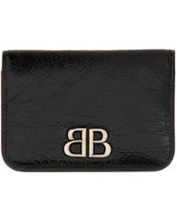 Balenciaga - Mini Lamb Leather Card Holder - Lyst