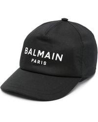 Balmain - Hat With Logo - Lyst
