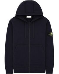 Stone Island - Felpa Con Cappuccio - Lyst