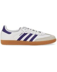 adidas Originals - White And Better Scarlet Samba Og Trainers - Lyst