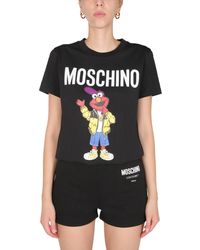 Moschino Crew Neck T-shirt - Black