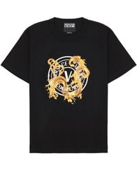 Versace Jeans Couture - T-Shirt Con Stampa - Lyst